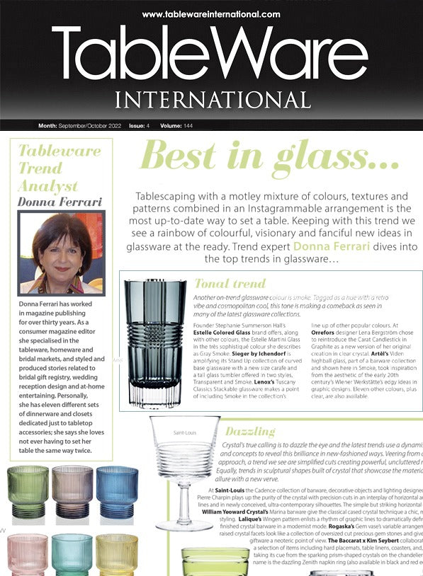 TableWare International, September–October 2022
