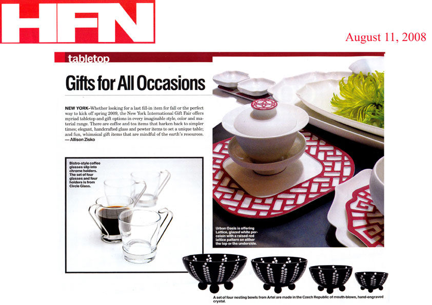 Home Furnishings News – August 2008
