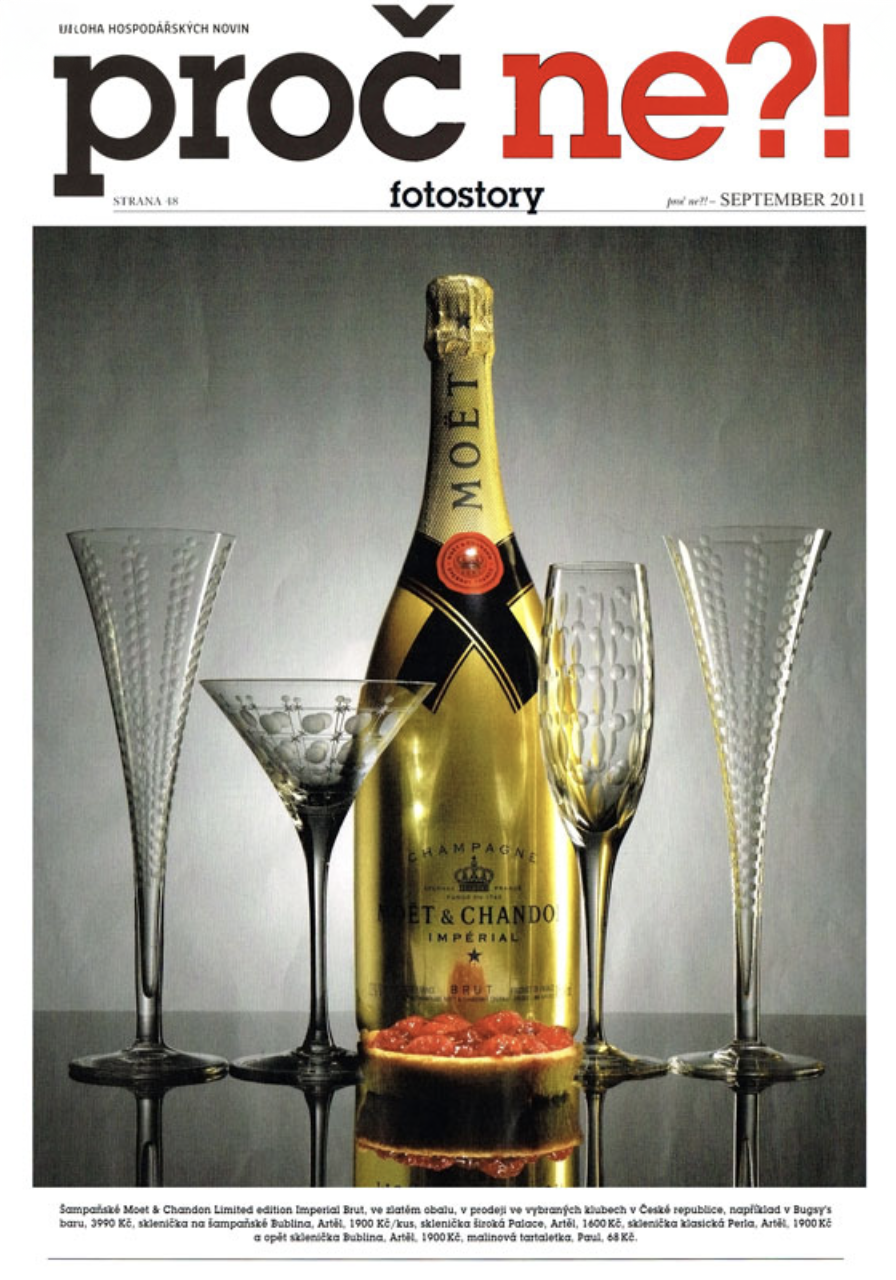 Artěl’s Glass Featured in Proč Ne – September 2011