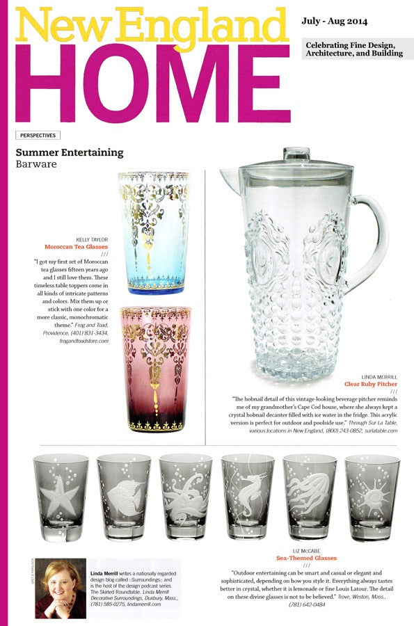 Artěl’s Sea Life Set Featured in New England Home – July–August 2014