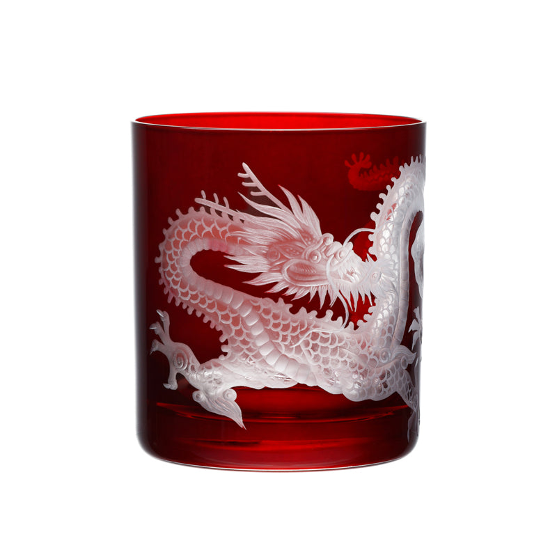 Dragon, Small Tumbler, Red