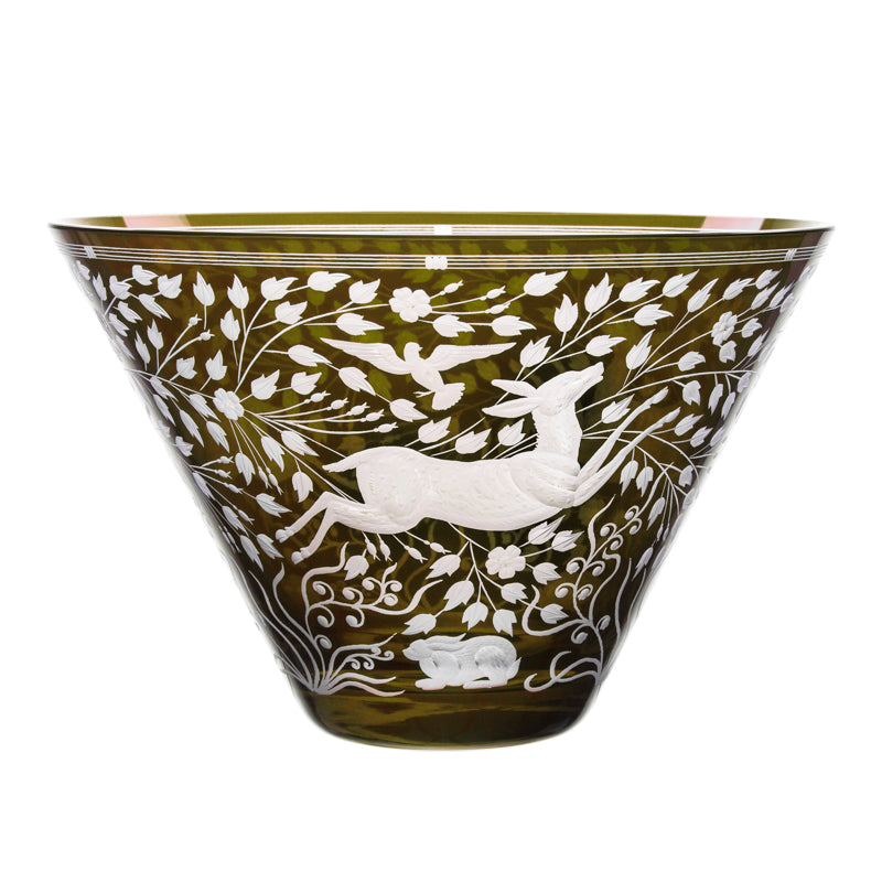 Woodland, Large Bowl, Moss